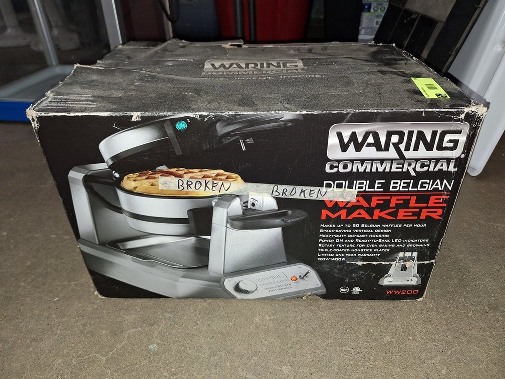 Waring Commercial Double Waffle Iron