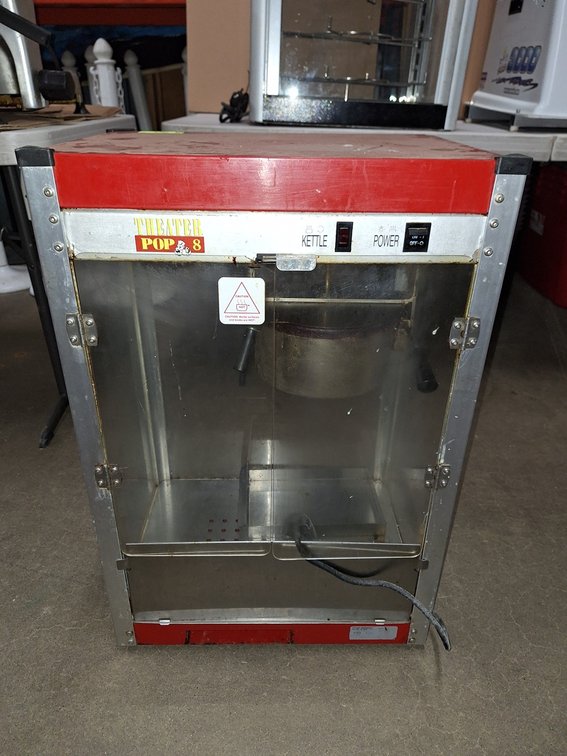 Paragan International Metal/Glass Popcorn Maker