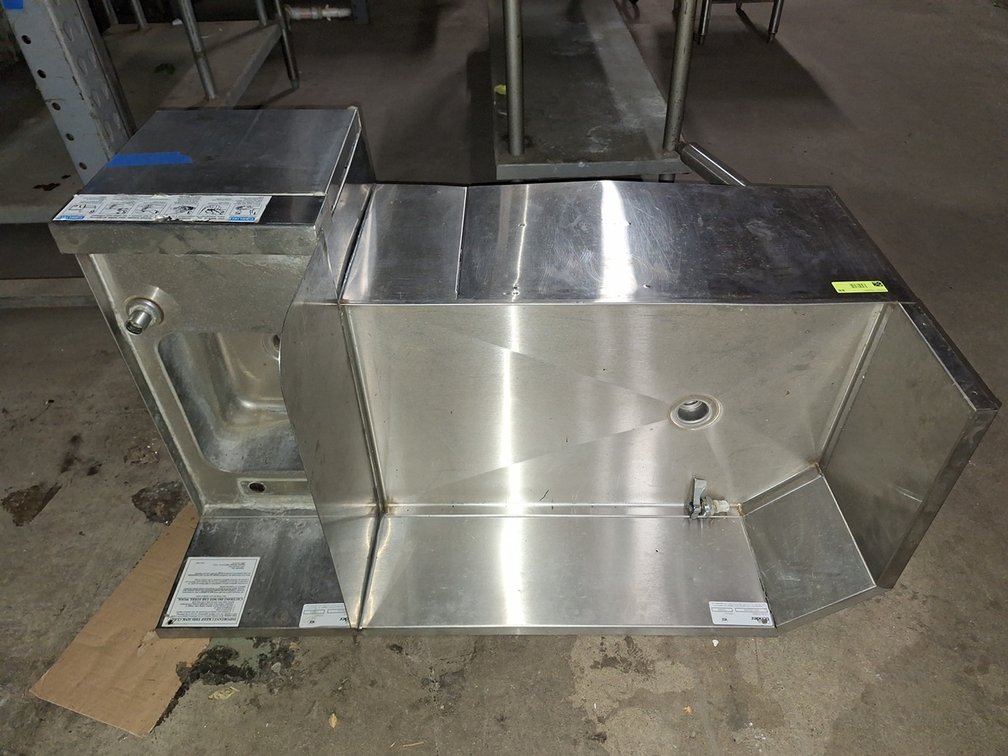 Glastender SS Underbar Sink/Drain, 42"x24"x36"