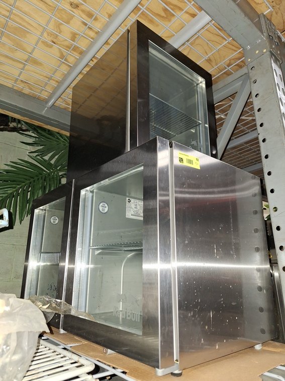3 SS/Glass Red Bull Mini Refrigerators