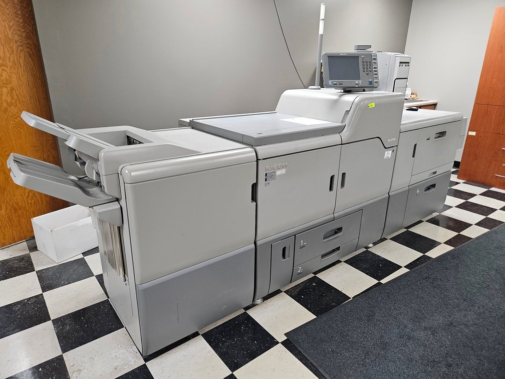 Ricoh Pro C7110X Printer with Color Controller F-43A and Related, Serial C84156287, Counter Reads Color 3,986,088 and B&W 6,864,237