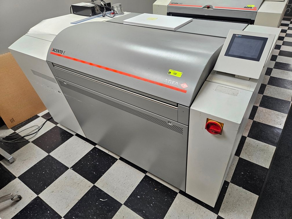 AGFA Acento E Plate Maker with CPU Control System/Software