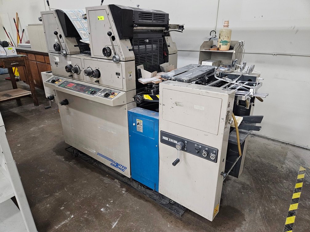 United Graphics/Ryobi 3302M Offset Press