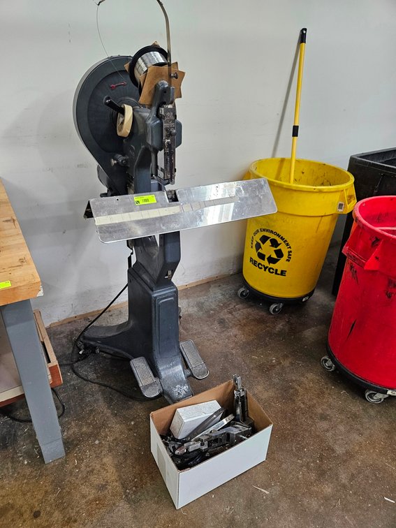 Acme Steel Book Stitcher, Model A, Serial 5852 with Related, 115V