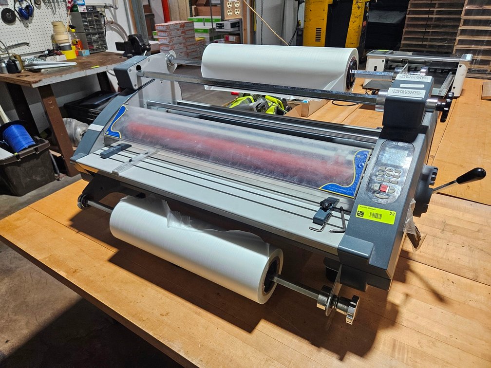 Royal Sovereign Wide Format Laminator, Model RSL-2702, 120V