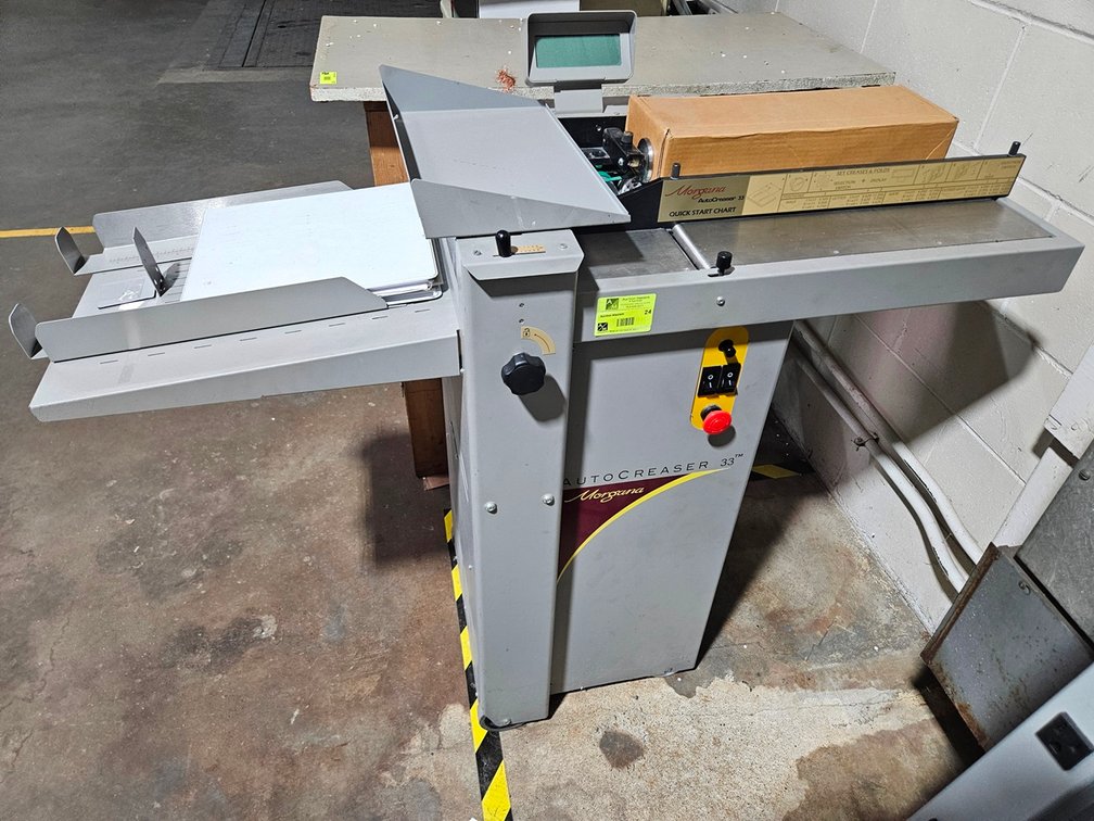 Morgana Autocreaser 33, Serial 720297KJAA, 230V, 1 PH