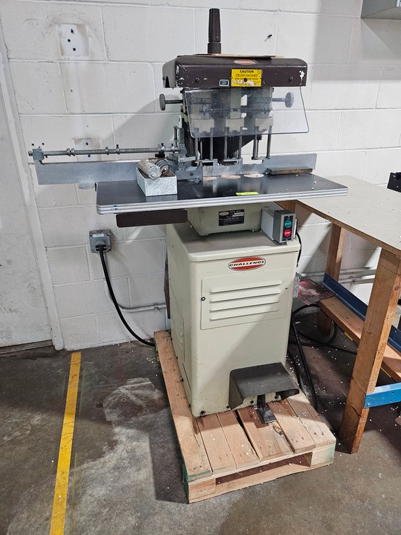 Challenge EH-3A 3-Spindle Paper Drill, 230V, 1 PH