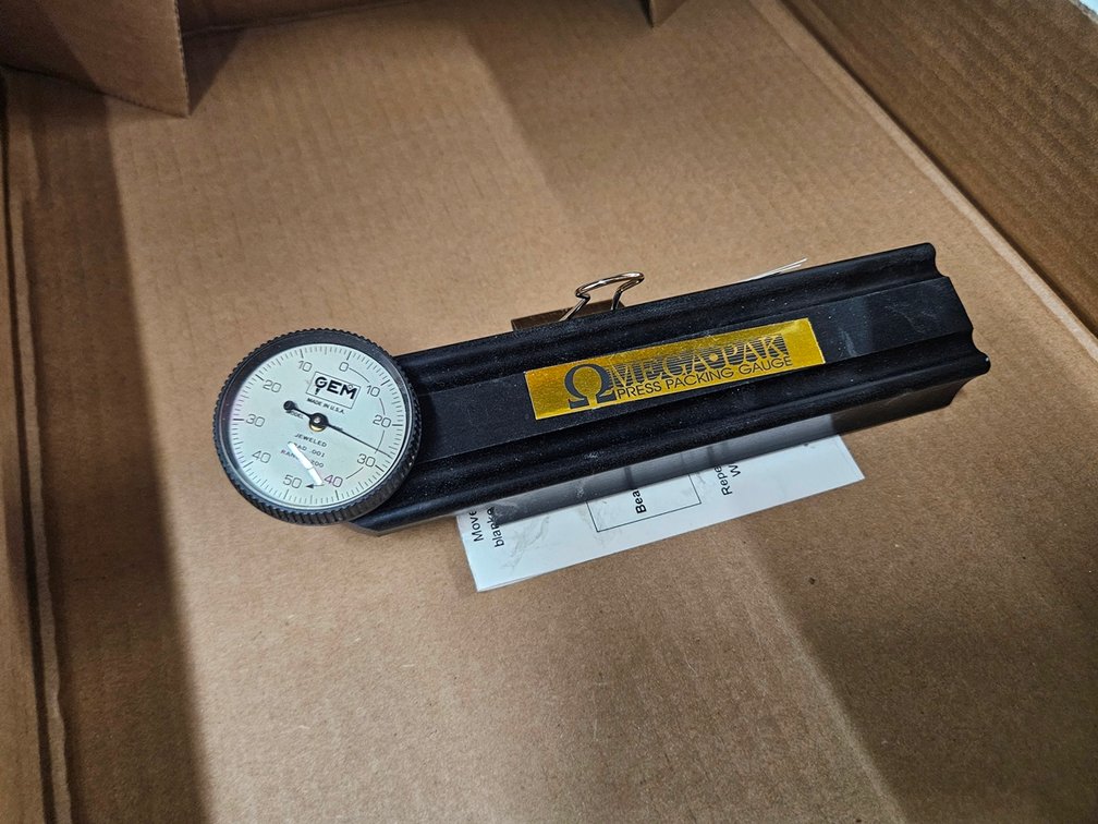 Mega Pack Press Packing Gauge