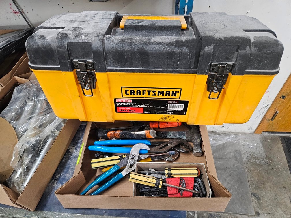 Tool Box, Assorted Tools