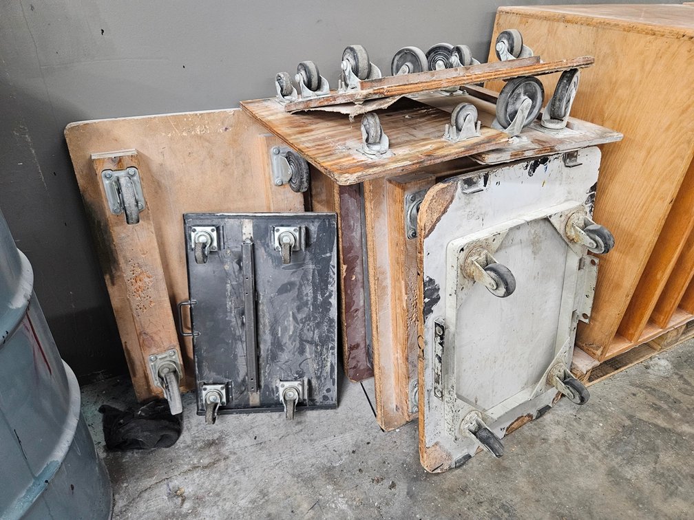 Assorted Flat Paper/Press Carts