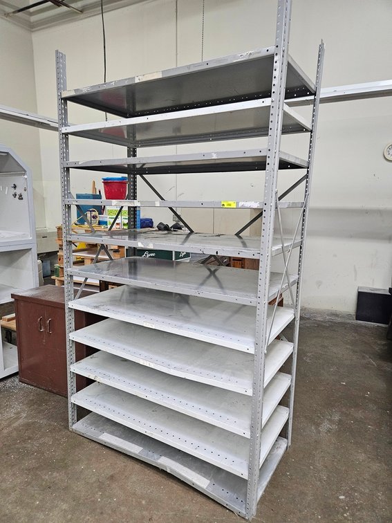 Metal Shelf, 48"x24"x86"