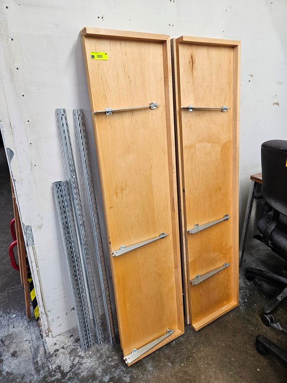 Wood/Metal Shelving