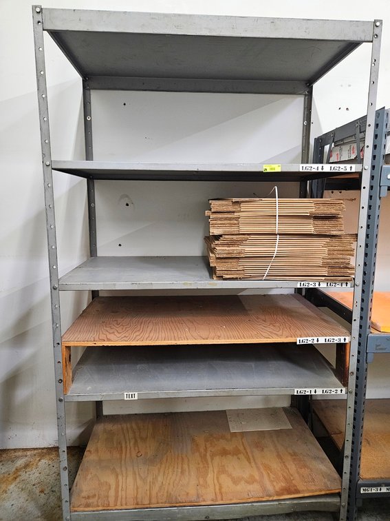 Metal Shelf, 48"x27"x84"