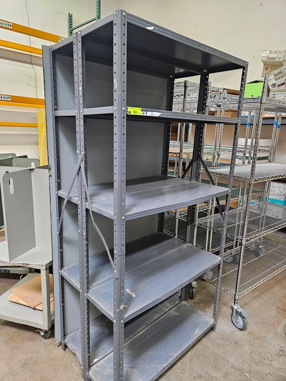 Metal Shelf, 36"x24"x70"