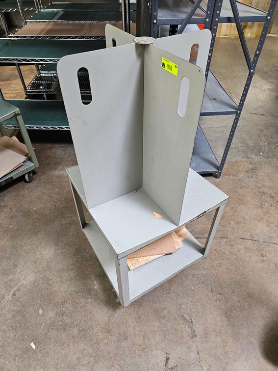 Metal Paper Cart