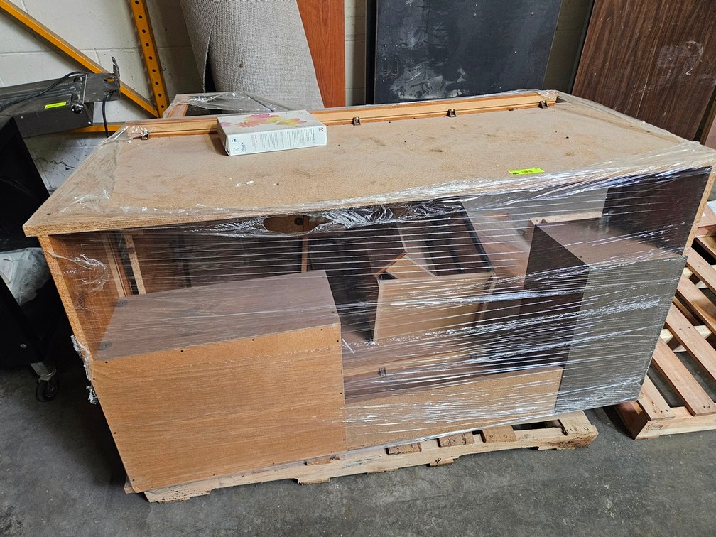 Wood Desk, Disassembled