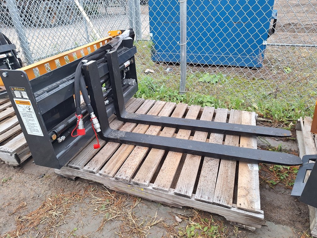 2025 Wolverine Pallet Fork Hydraulic Adjustable, Model PFA-11-3300G