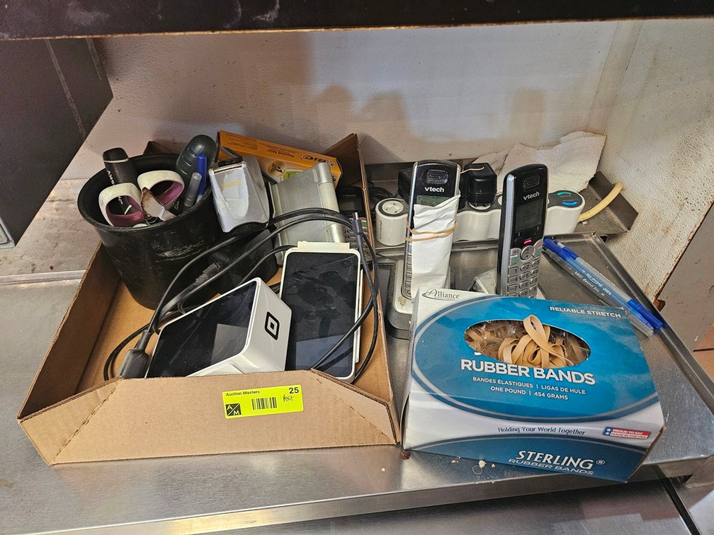 Assorted, Square POS Items, Cordless Phones, More