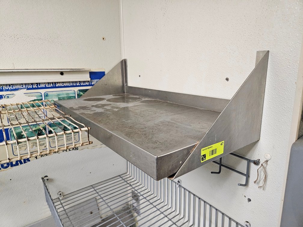 SS Wall Shelf, 24"x12"