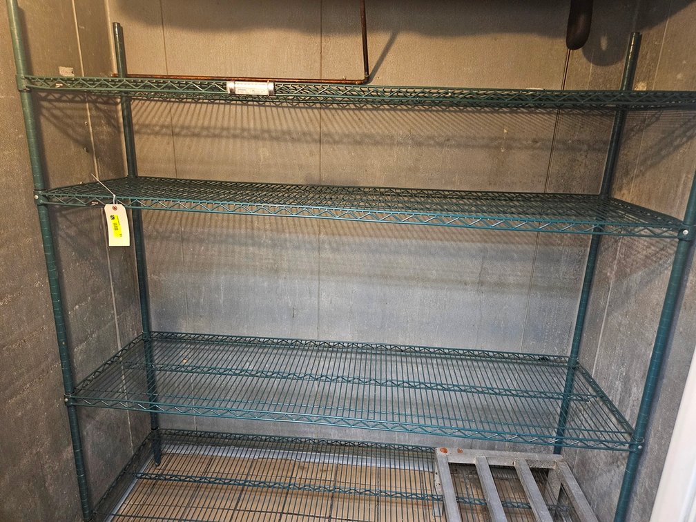 Wire 4 Tier Shelf, 72"x20"x74"