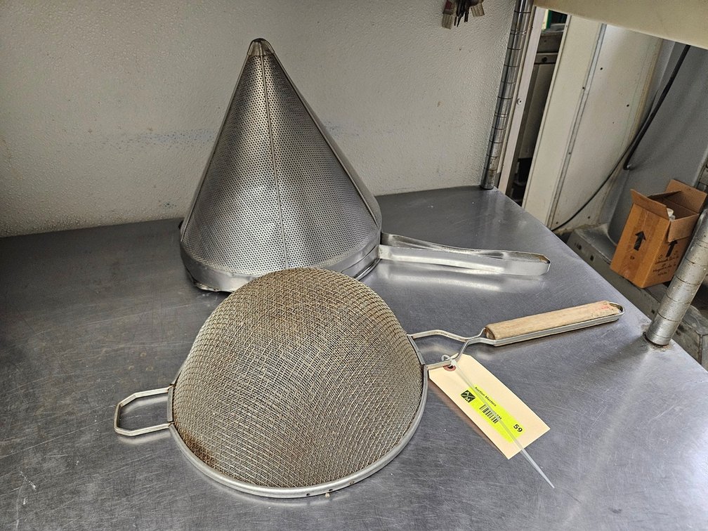 2 Assorted Strainers