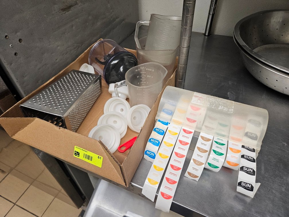 Assorted, Kitchen Labels, Measuring Cups, More