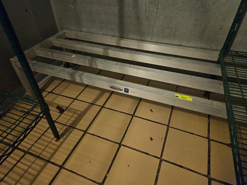 Aluminum Dunnage Rack, 60"x20"x12"