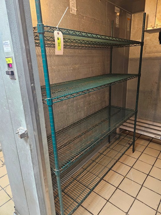 Wire 3 Tier Shelf, 60"x18"x72"
