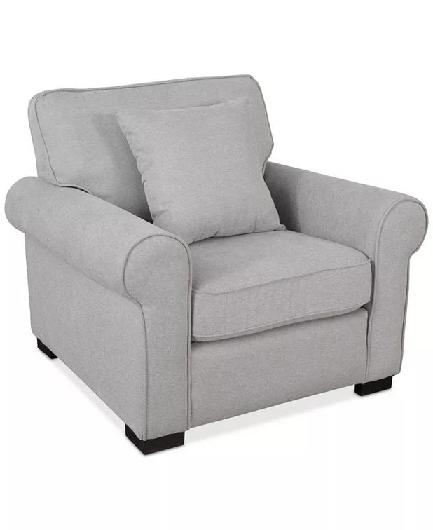 Macys Kariam 37in Fabric Armchair Online Retail: $649