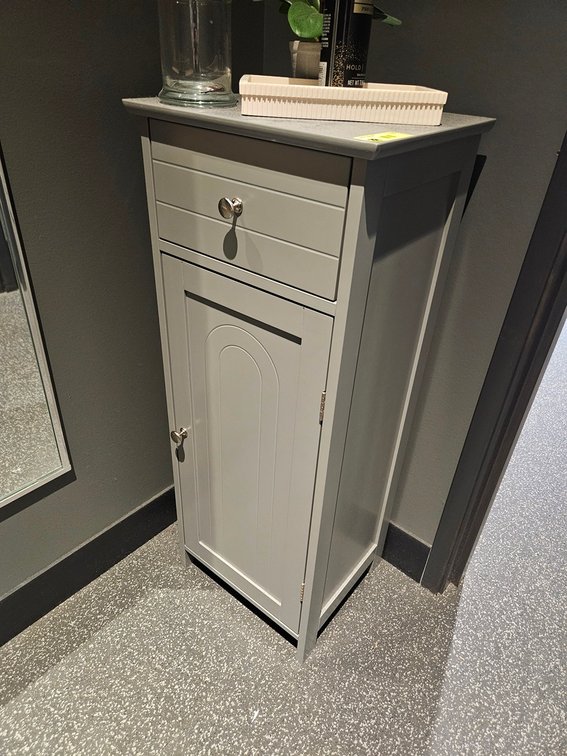 Wood Accent Cabinet, 14"x12"x34.5"