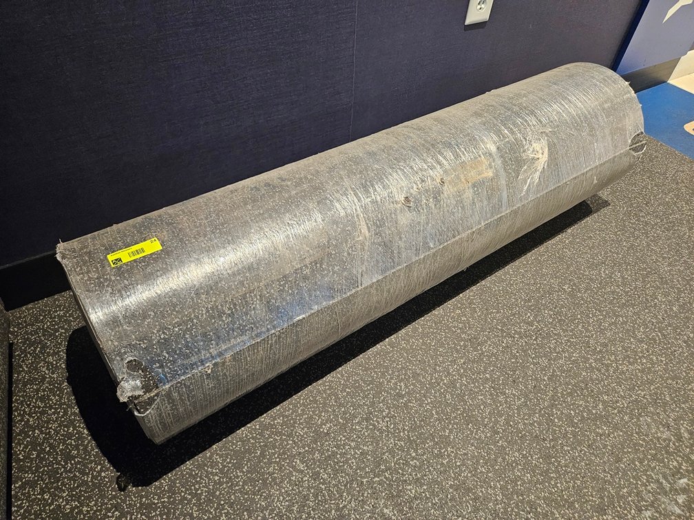 Roll of Rubber Flooring, 48" Wide, 8mm Thick