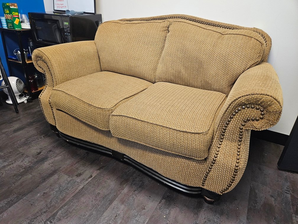 Fabric Love Seat, 65" Wide