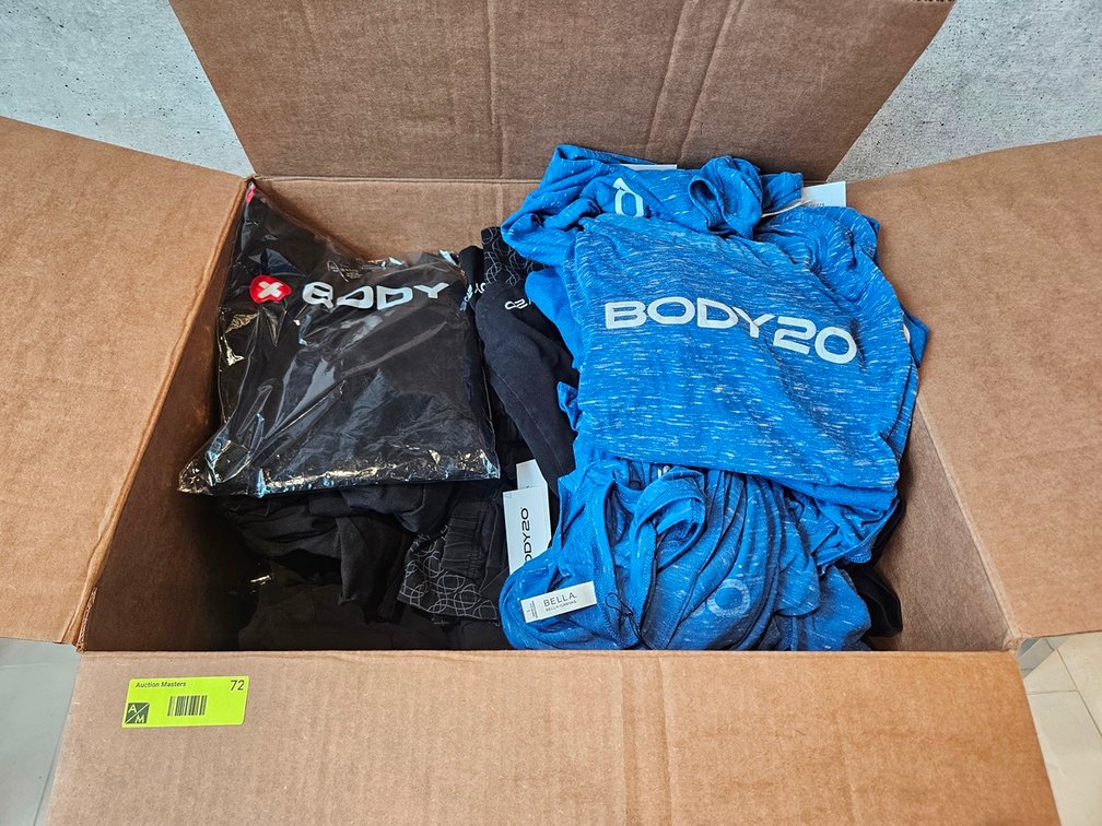 Box of Assorted Body20 Branded Shirts