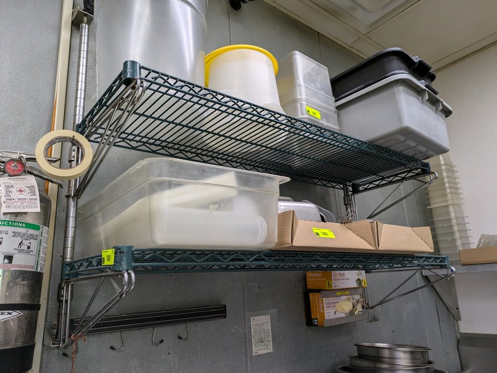 2 Wall Shelves, 48"x18"