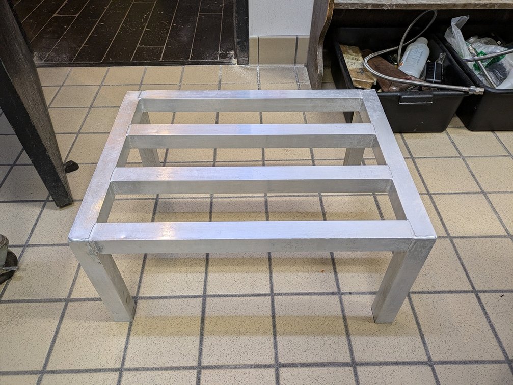 Aluminum Dunnage Rack, 24"x18"x12"