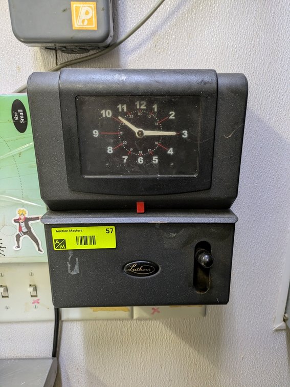 Time Clock, Card Rack