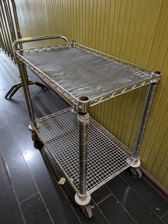 Wire Bus Cart, 30"x18"x29"