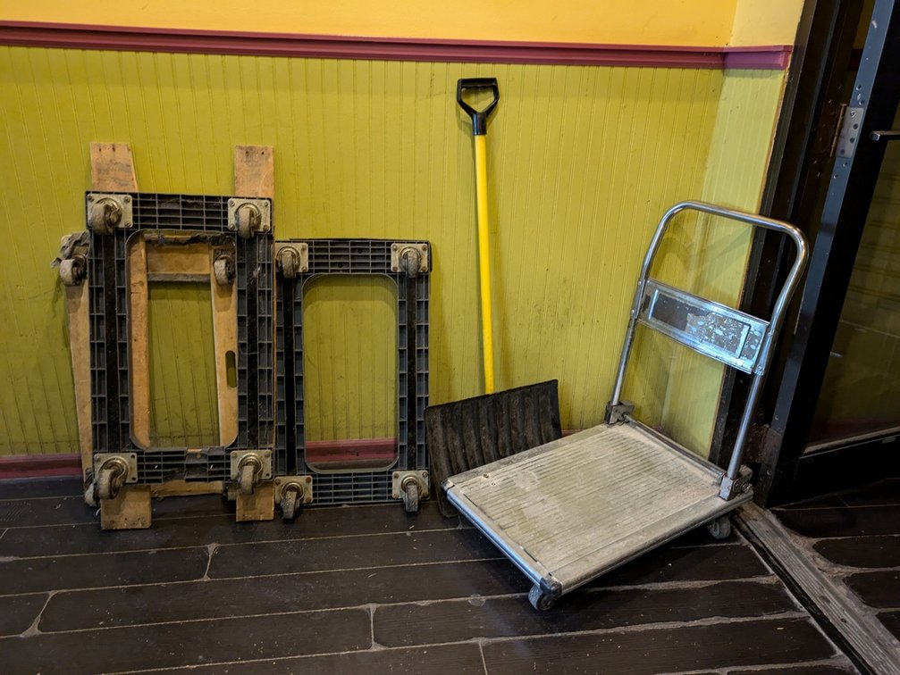 Assorted Dollies and Cart
