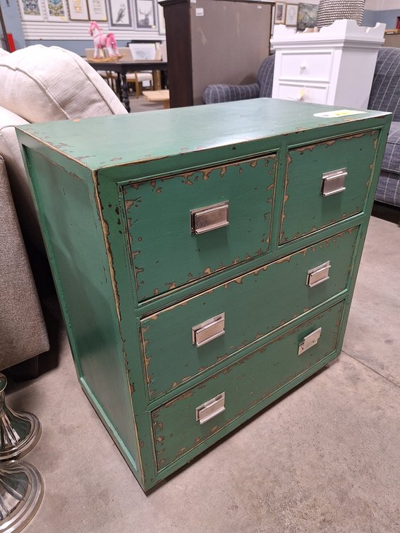 Uttermost Wood 4 Drawer Cabinet, 28"x16"x30"
