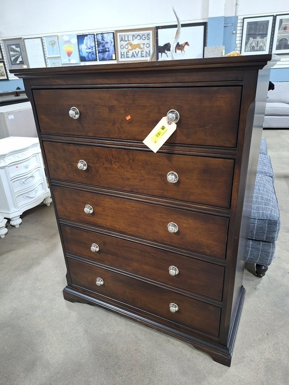 French Quarter 5 Drawer Chest, 40"x18"x51"