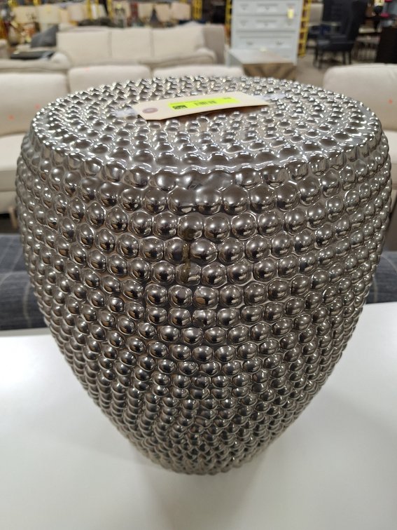 Metallic Stool, 12"x12"x19"