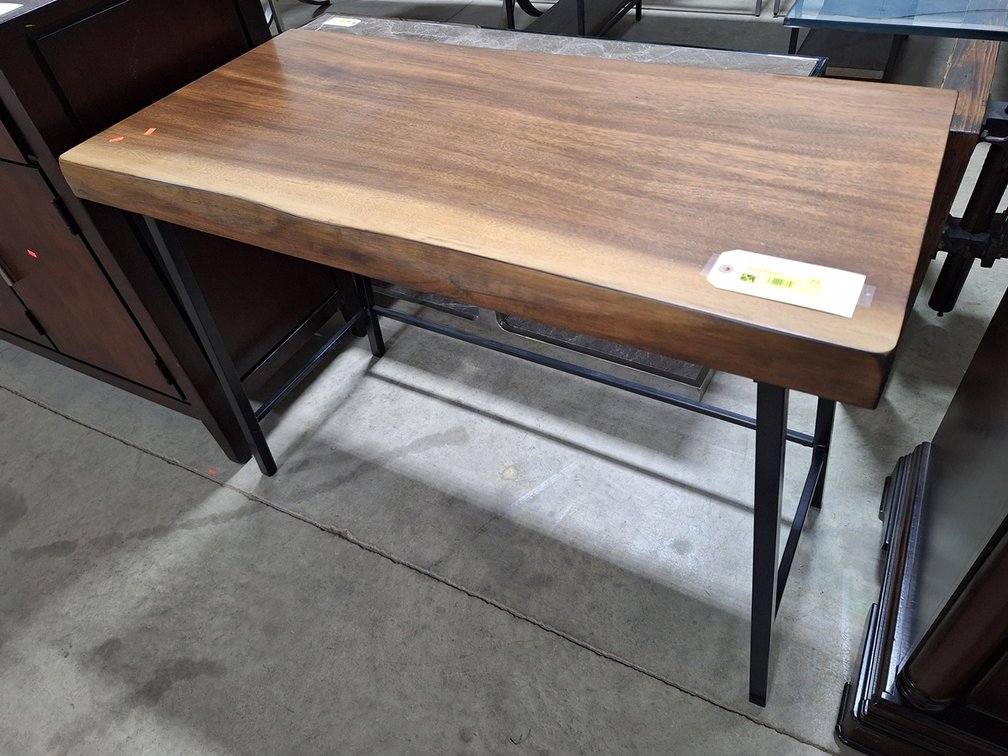 Wood/Metal Console Table, 42"x19.5"x30"