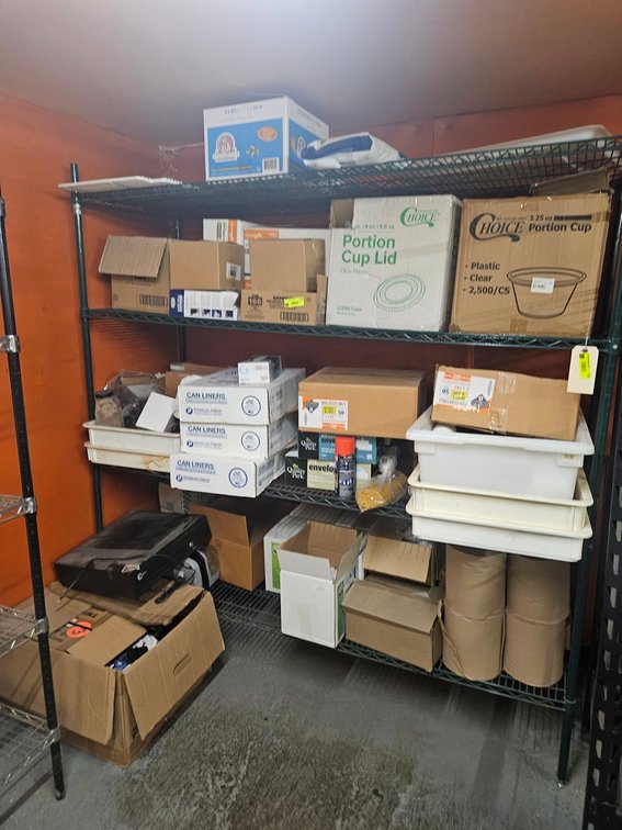 Assorted Contents, Paper Products, More