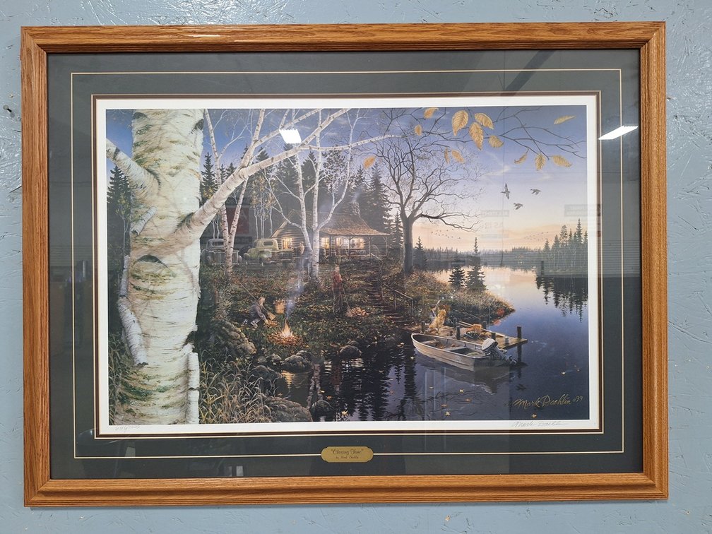 Mark Daehlin "Closing Time" Framed Picture, 656/2000, 39"x29"