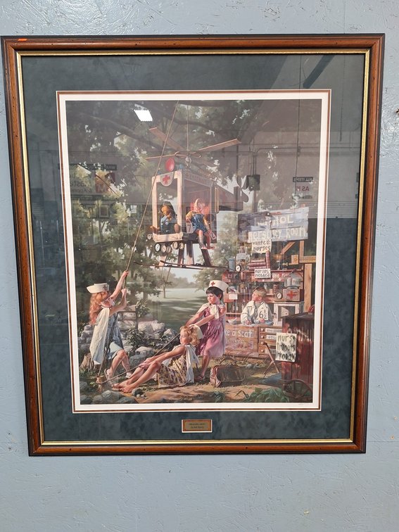 Bob Byerly "Healing Hearts" Framed Picture, 702/950, 36"x41"