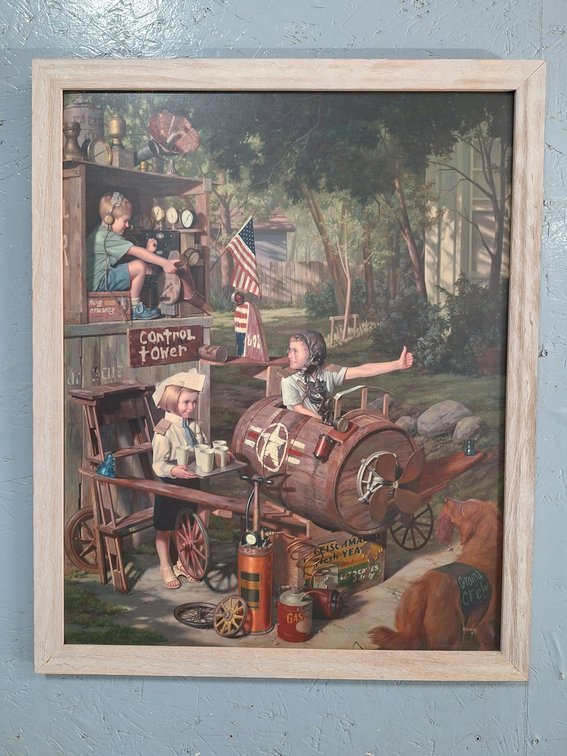 Bob Byerly Framed Picture, 27"x33"
