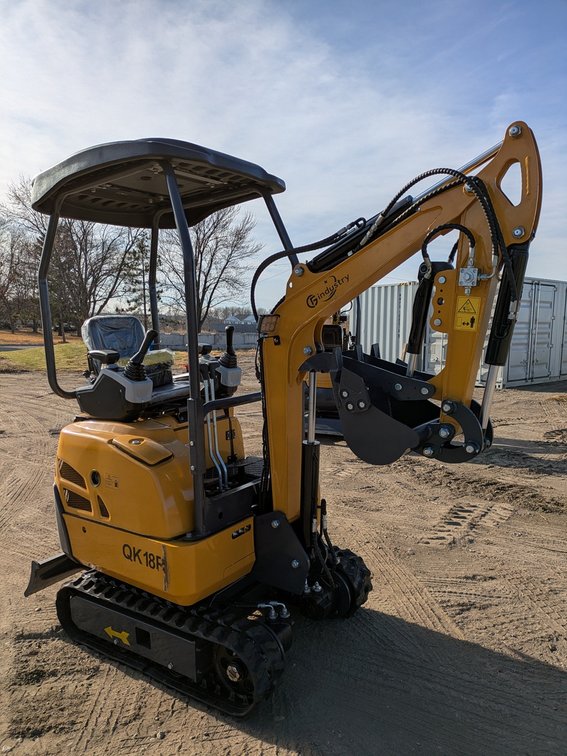 2025 CFG Mini Excavator, Model QK18R, Unused