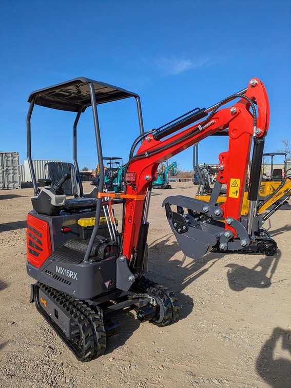 2025 CFG Mini Excavator, Model MX15RX, Unused