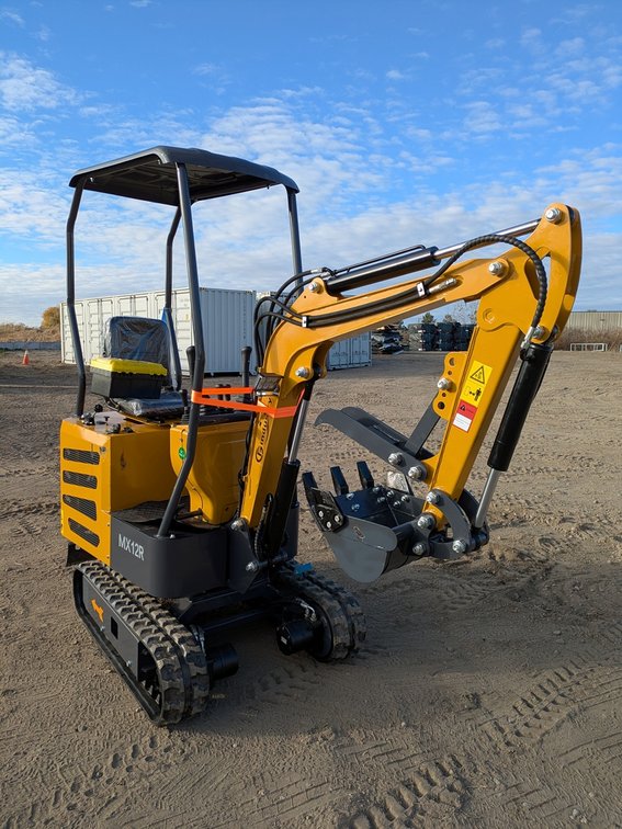 2025 CFG Mini Excavator, Model MX12R, Unused
