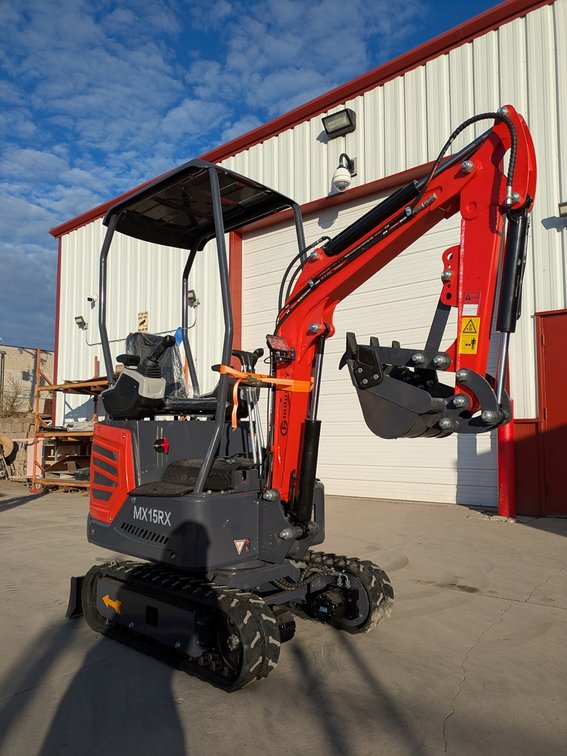 2025 CFG Mini Excavator, Model MX15RX, Unused